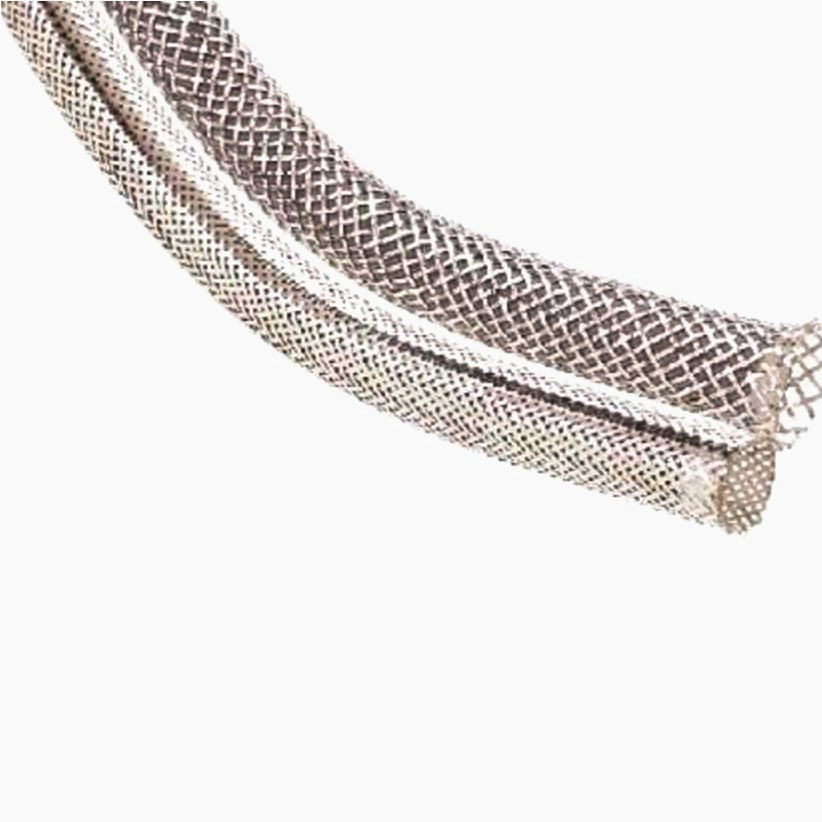 Оплётка JDD Tech Metallic 12 мм (1 м) для тюнинга, черная, растяжка 10-16 мм, полиэстер
