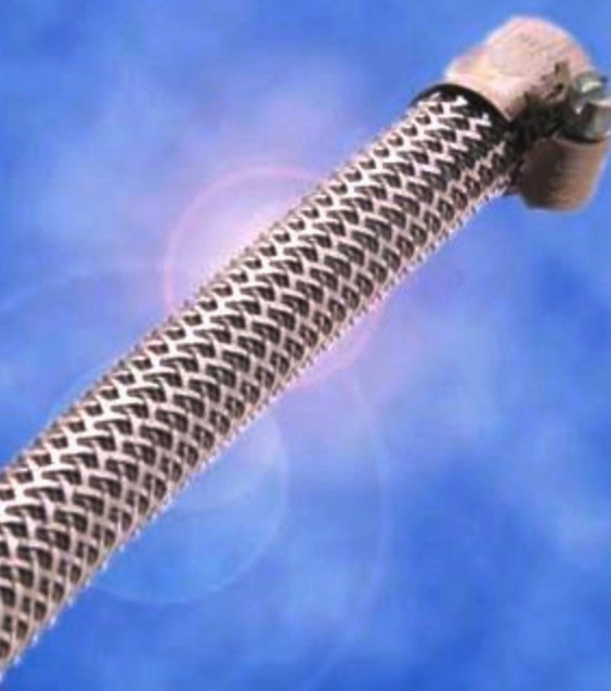 Оплетка JDD Tech 5-8 мм, зеркальная, полиэстер, имитация хрома, длина 1 м