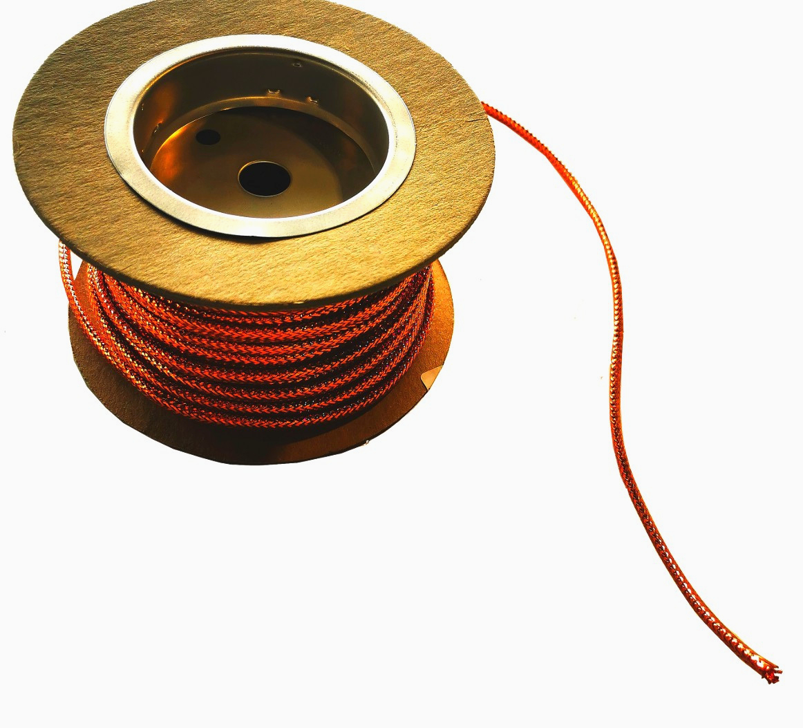 Оплетка JDD Tech 5-8 мм, зеркальная, полиэстер, имитация хрома, длина 1 м