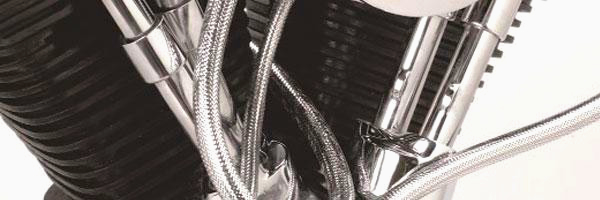 Кабельная оплетка TechFlex X-tra Chrome XC, эластичная, 12.7 мм, 1 м, серебро, растяжка 12.7-19.0 мм