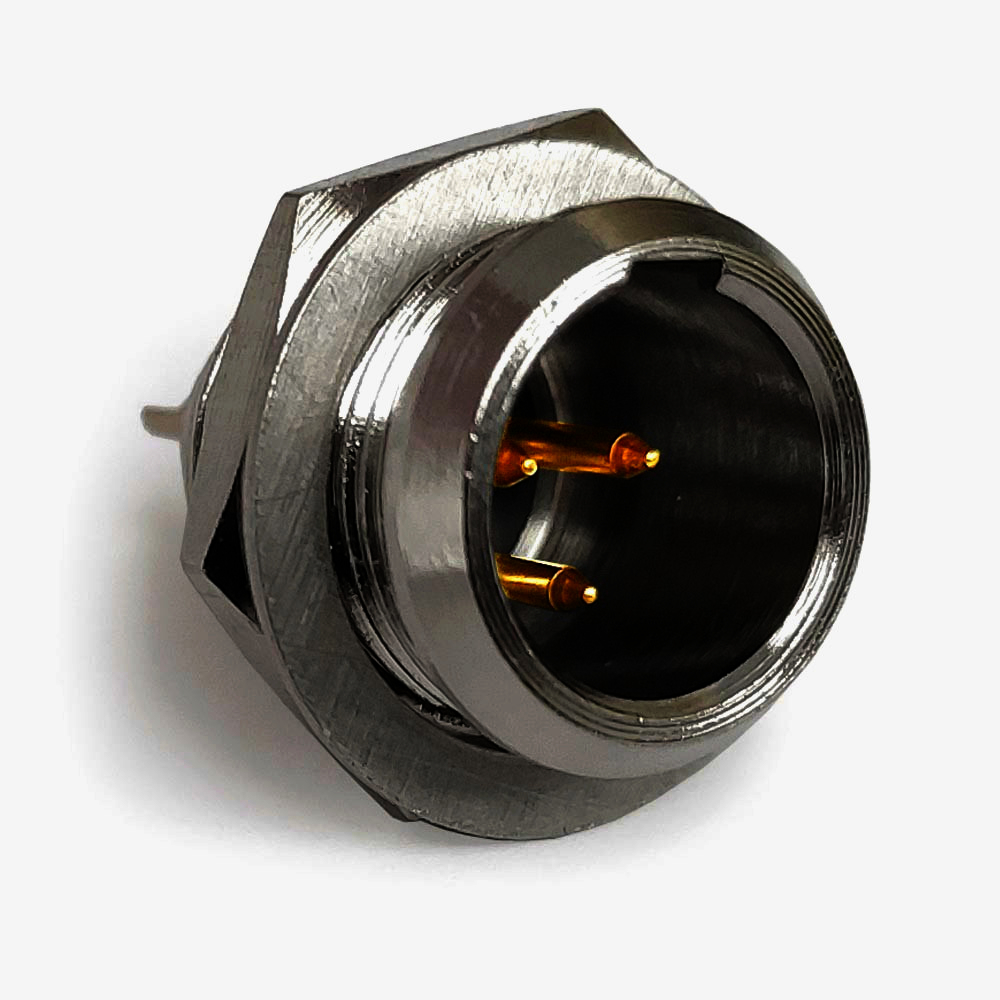 Раз'єм mini XLR 3P MOCO (тато) метал, пайка, 3 контакти, для аудіосистем, 1 шт.