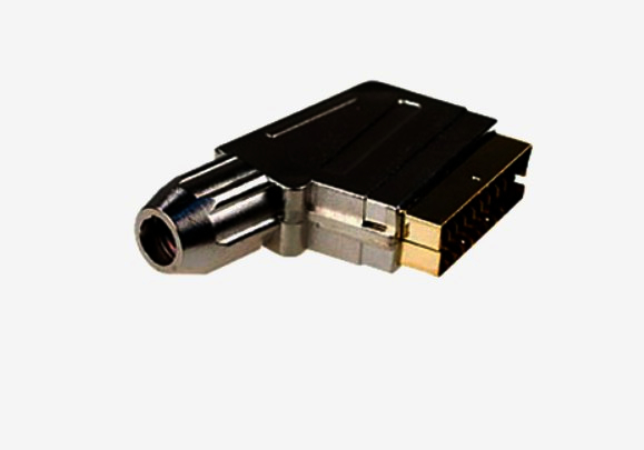 Раз'єм для кабелю First Cable, 11 мм, литий метал, позолочені контакти, 1 шт.