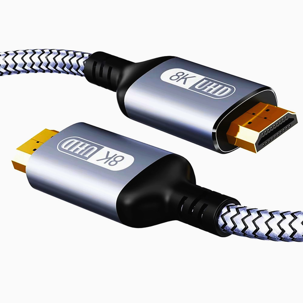 HDMI-кабель 2.1 8K 60Гц, 4K 120Гц, 1м, для PS5 і ПК, HDCP 2.3, оптимізований для ігор