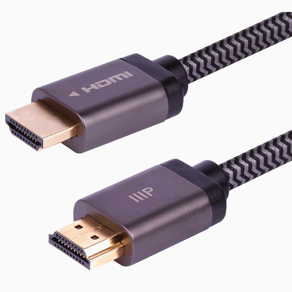 Премиум HDMI 2.1 кабель 2 м, 8K/60 Гц, динамический HDR, VRR для игр и мультимедиа