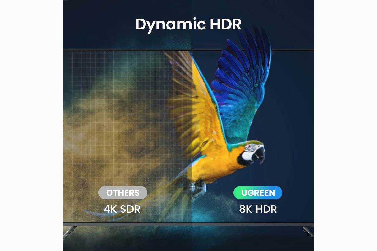 Оптический кабель HDMI 2.1 20м 48Gbps 8K/4K для игр, позолоченные контакты 24К