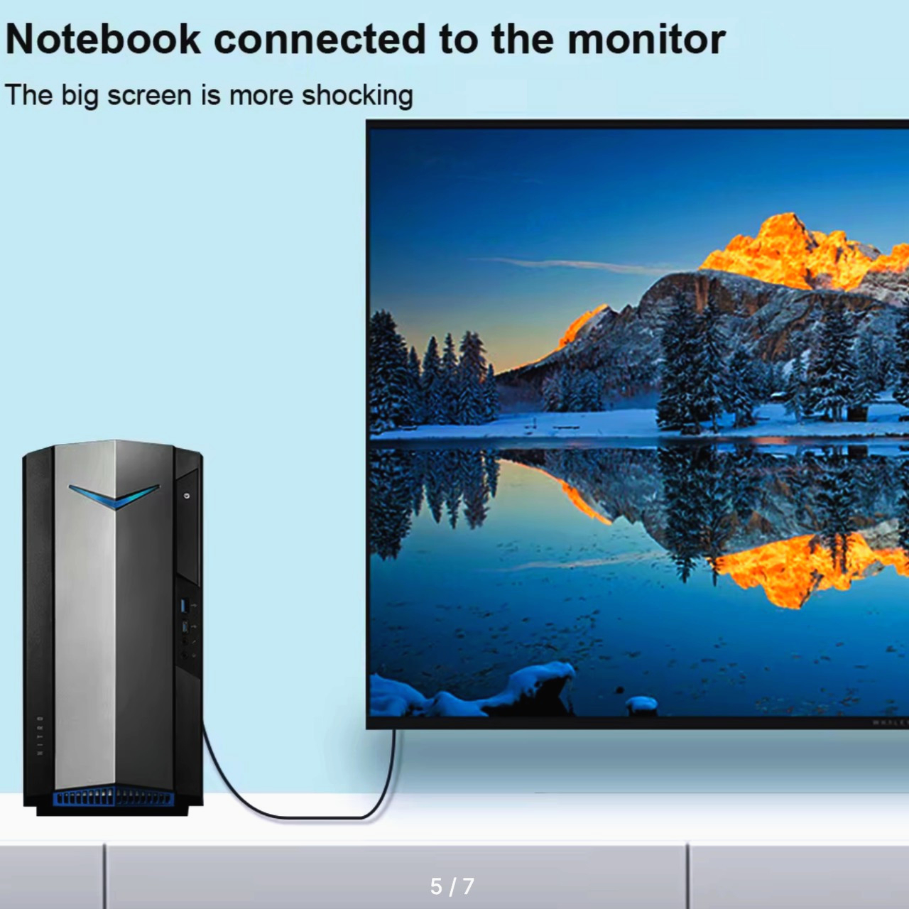 Кабель DP1.2 - HDMI 30м, 4К 60Гц, для телевізора і монітора, оптичний високої швидкості