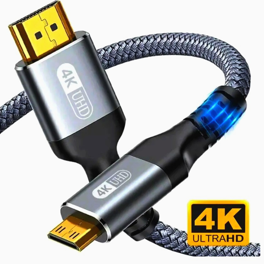 Кабель HDMI 2.1 8K 5м, поддержка 48 Гбит/с, штекер тип A, универсальный мультимедийный