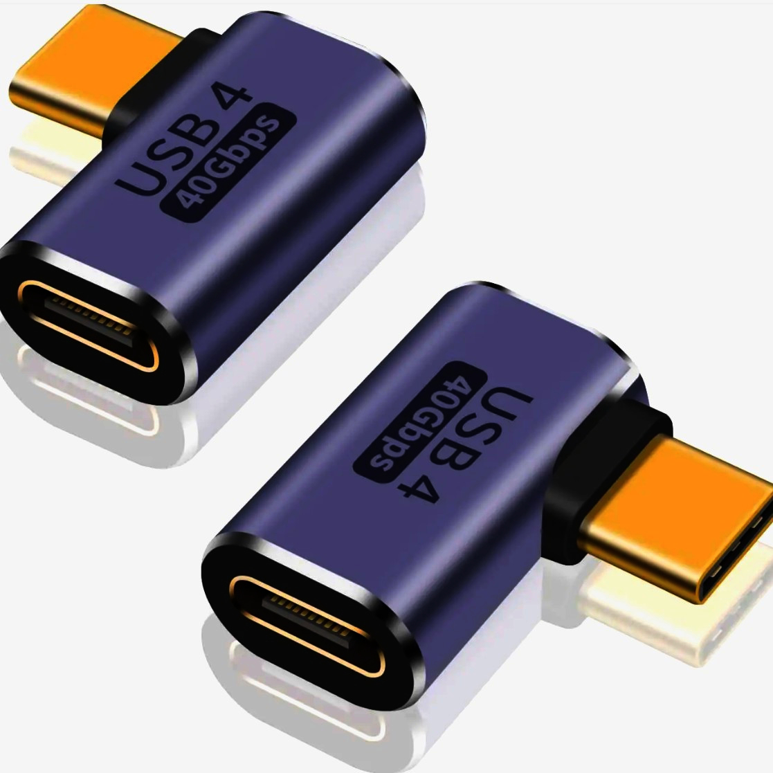 ADA I-Taki USB-C 4.0 угловой адаптер 100Вт, 40 Гбит/с, 8K, алюминий, 21,6×21×8,3 мм