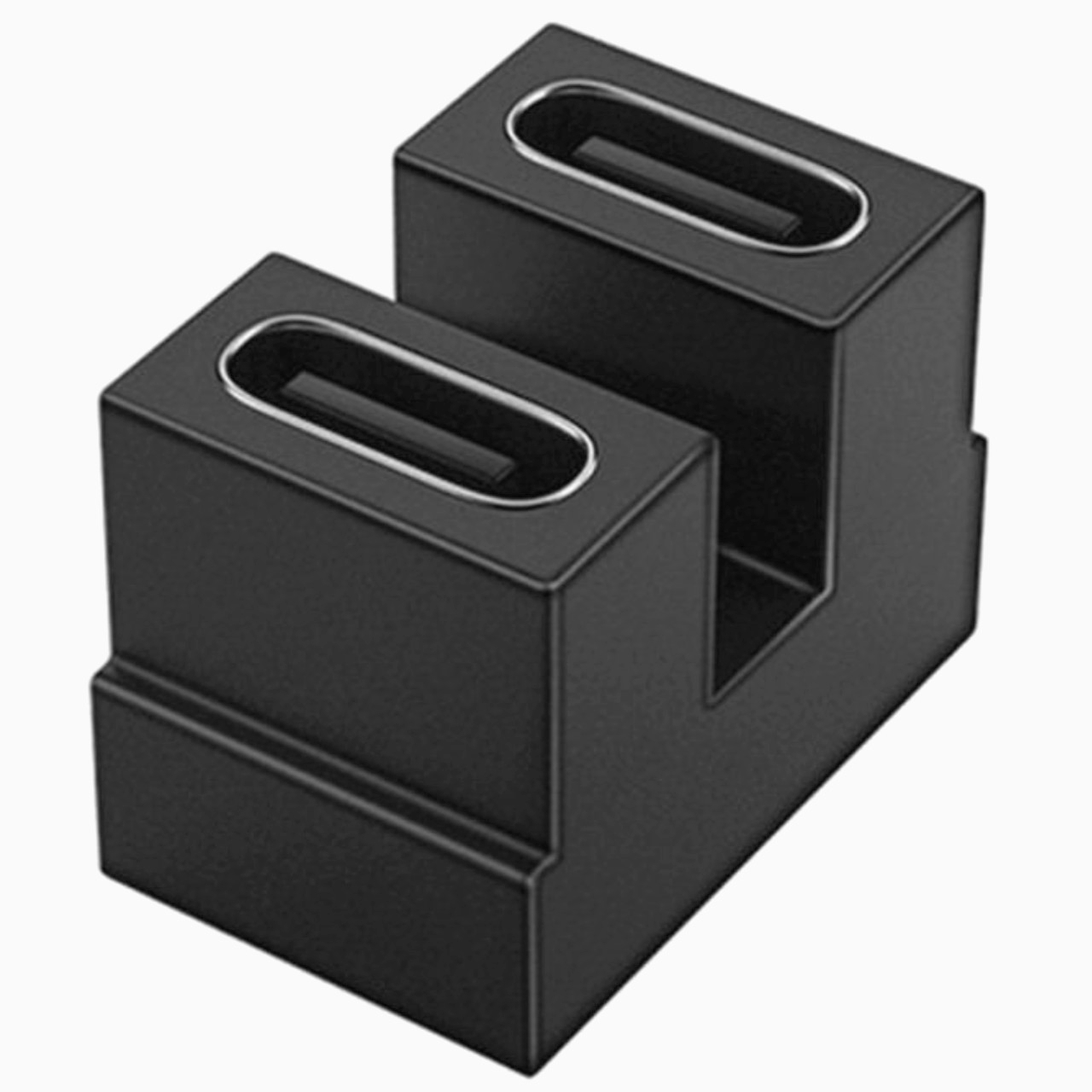 Адаптер I-Taki USB-C 4.0 U-образний 1м, гніздо-USB-C, швидке зарядне рішення, чорний