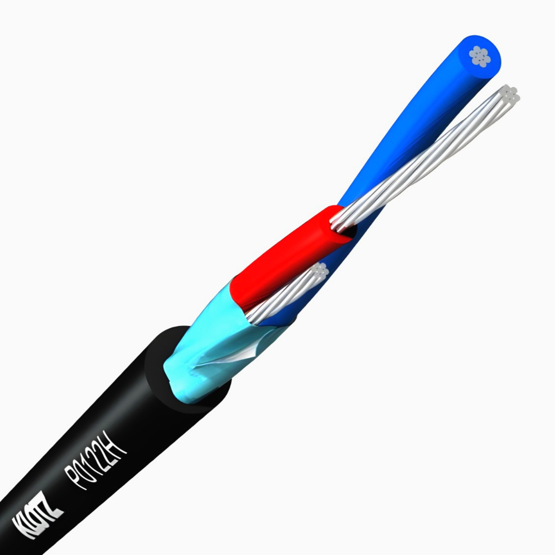 Klotz Інсертний патч-кабель 2x0.22 мм2 (AWG 24) 1 м, чорний, балансний, гнучкий, 3.4 мм