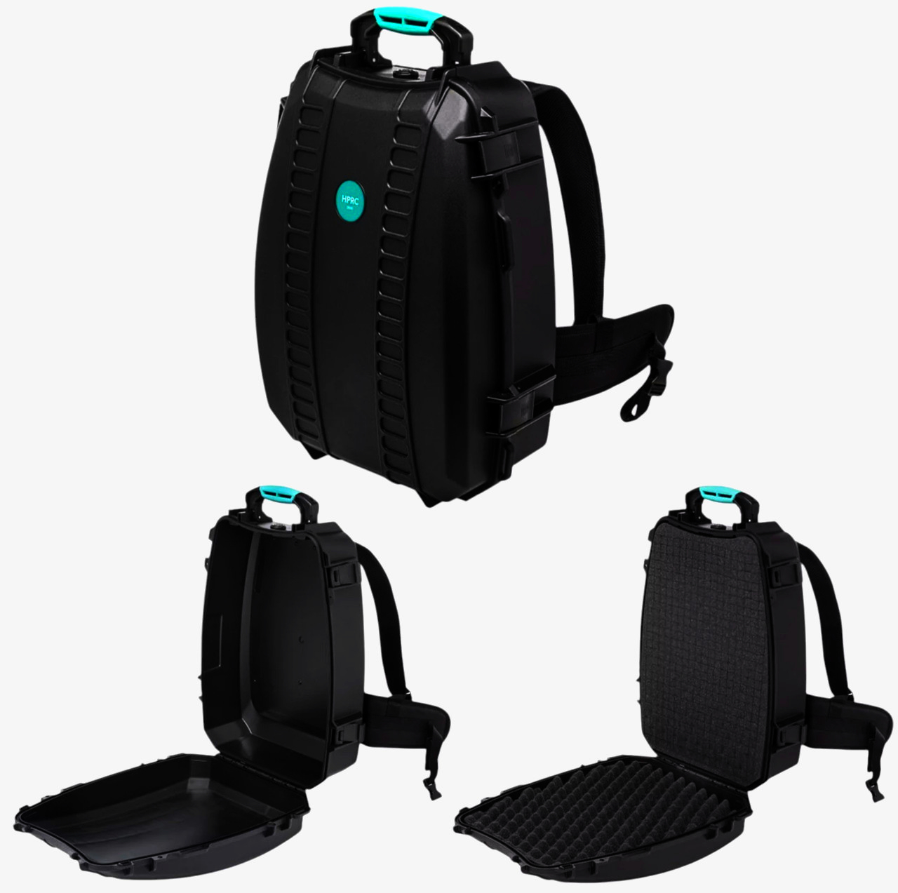 HPRC 3500 EMPBLB - Ударостійкий кейс для зберігання, 433.5x319.3x168.8 мм, чорний/бірюзовий