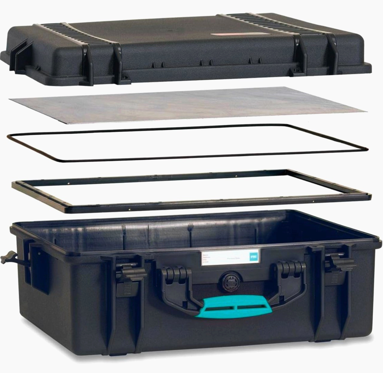 Герметичный бокс HPRC 2400 CUBBLB, 402x330.5x169.2 мм, 2.58 кг, противоударный, для фотоаппаратуры