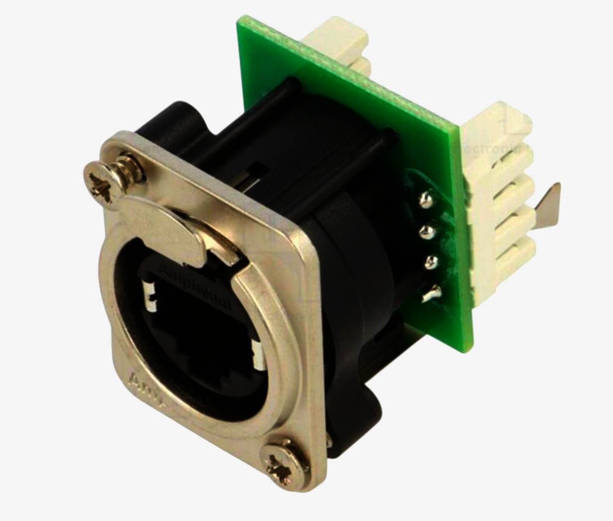 Адаптер Amphenol RJ45 гнездо-гнездо XLRnet D-типа CAT 5e никель для звуковых систем