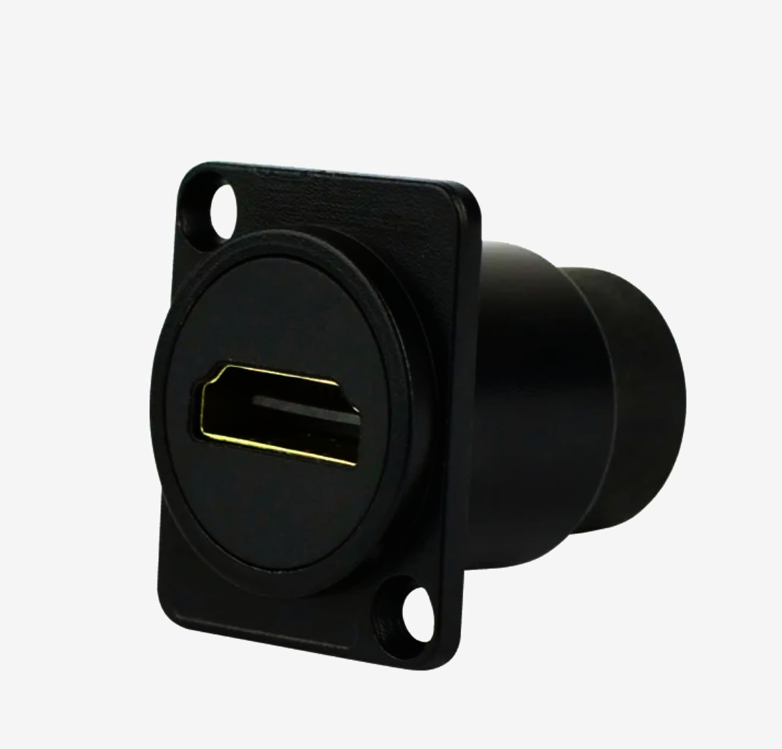 Адаптер HDMI B1009-Black, гніздо-гніздо, D-тип, цинковий, 1м, оригінал