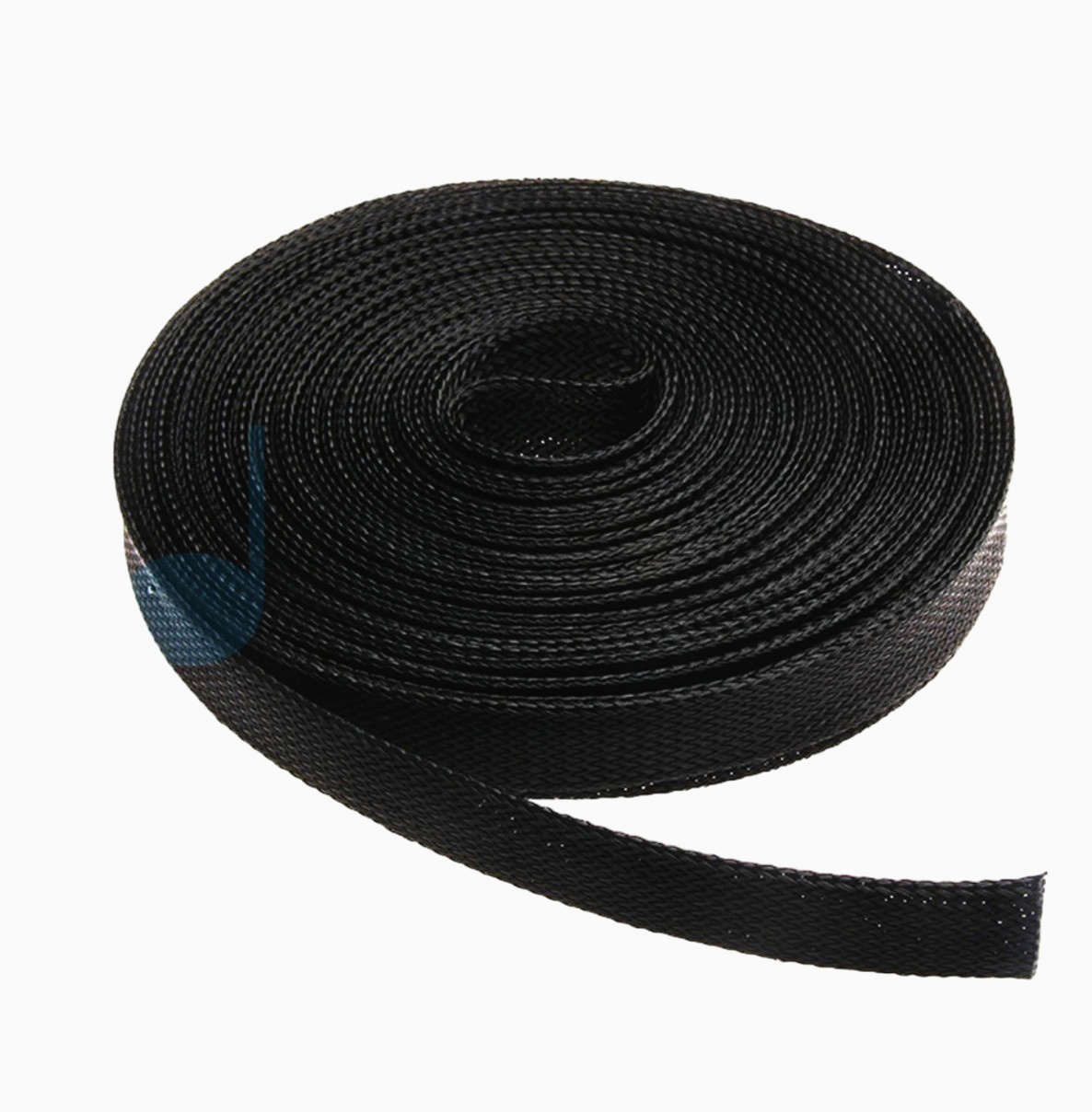 Плетеная оплетка TECHFLEX PET 1 м для кабелей диаметром 3.2-10.9 мм, черная