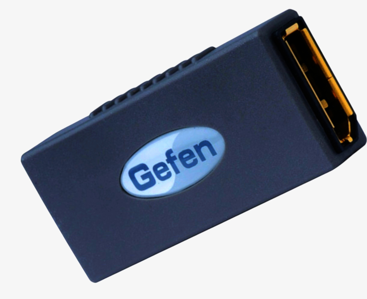 Відеоадаптер DisplayPort F-F 1 м Gefen ADA-DP-MATE, для підключення моніторів, пластик, сірий