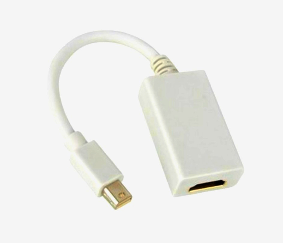 Адаптер I-Taki Mini DisplayPort на HDMI 0.3 м, UltraHD 4K, 60 Гц, білий, Південна Корея
