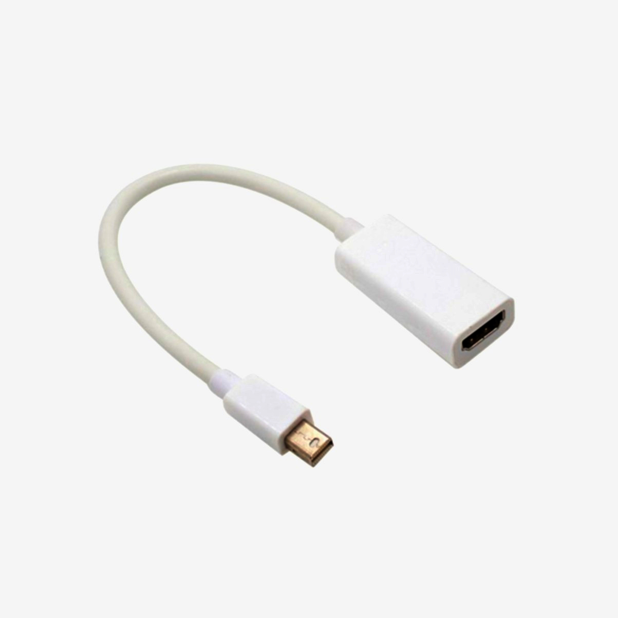 Адаптер I-Taki Mini DisplayPort на HDMI 0.3 м, UltraHD 4K, 60 Гц, білий, Південна Корея