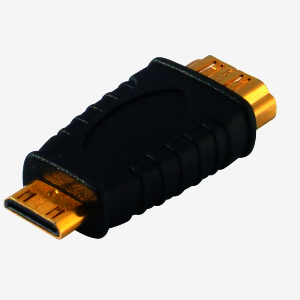 Адаптер HDMI I-Taki гніздо - mini HDMI штекер тип C, пластиковий, 9 г, Південна Корея