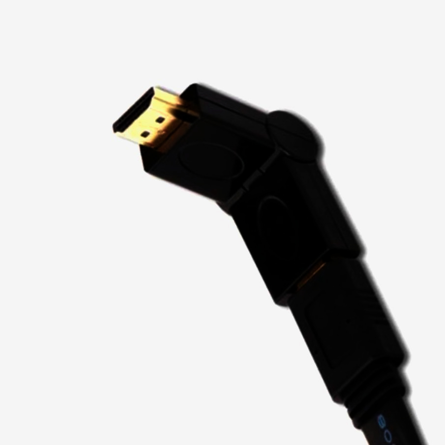 Адаптер HDMI I-Taki 180° с поворотным механизмом, гнездо-штекер HDMI2HDMI, Южная Корея