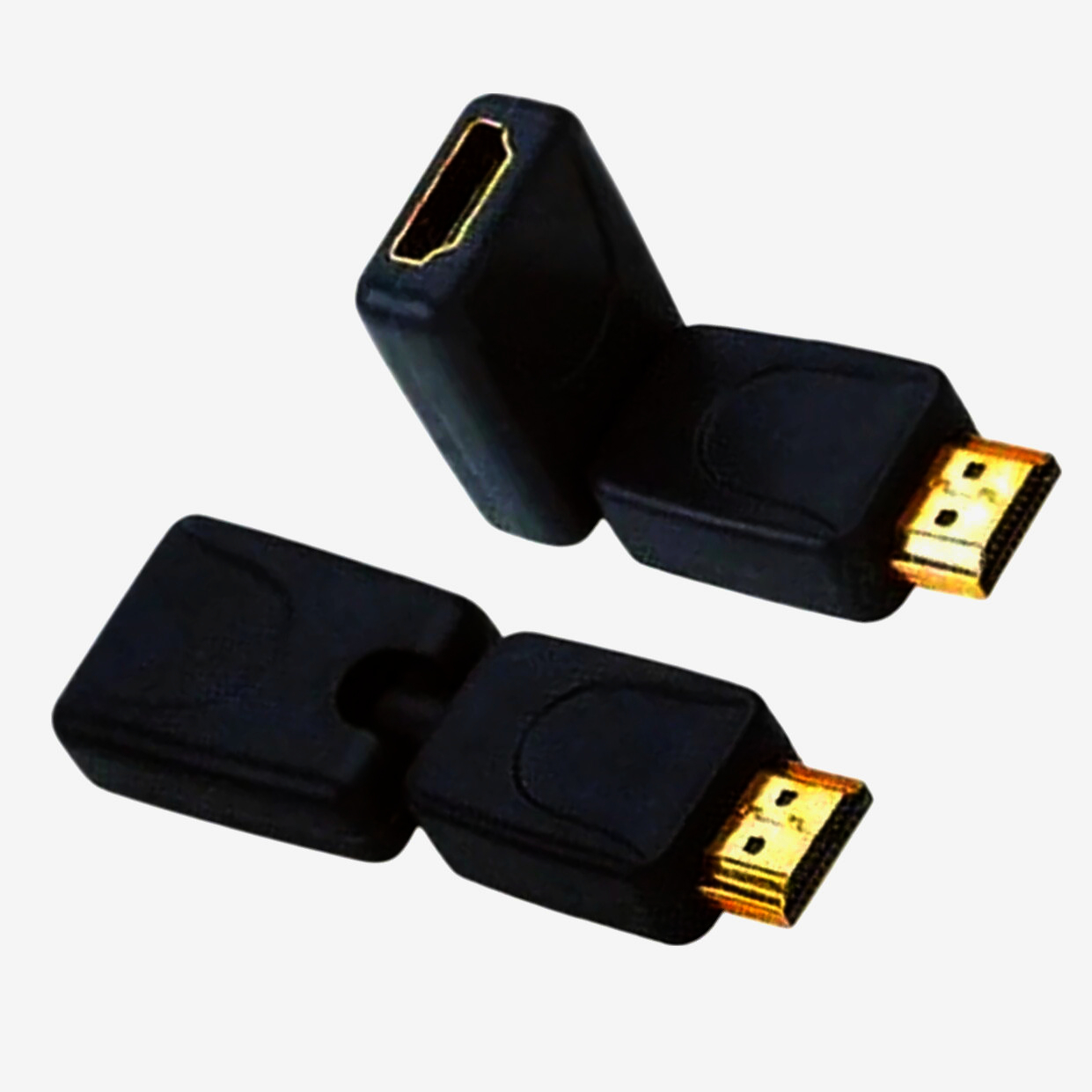 HDMI адаптер I-Taki, поворотний 180°, для обмеженого простору, гнездо-штекер