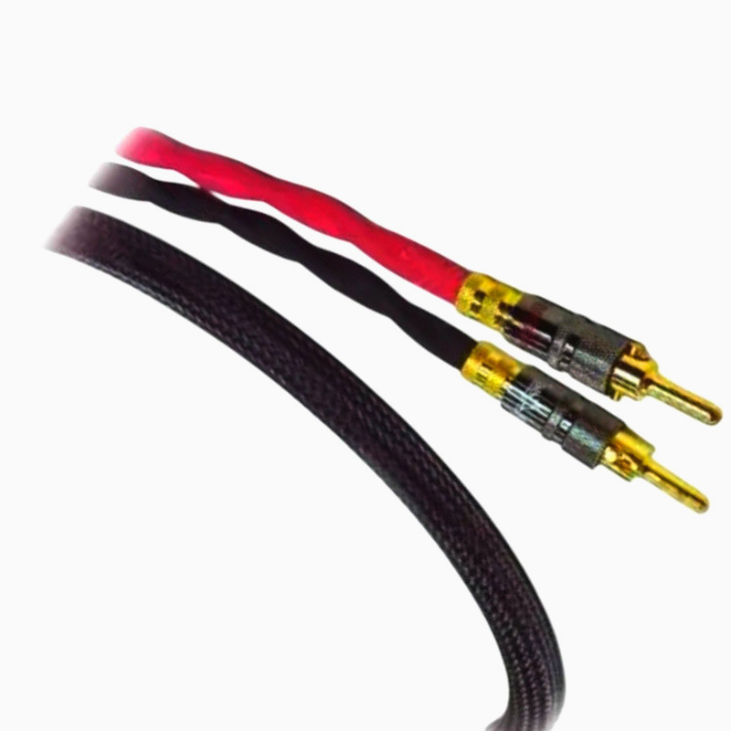 Аудиокабель FIRST CABLE 2.5 м Banana-Banana, качественный, 25 лет гарантии для Hi-End систем