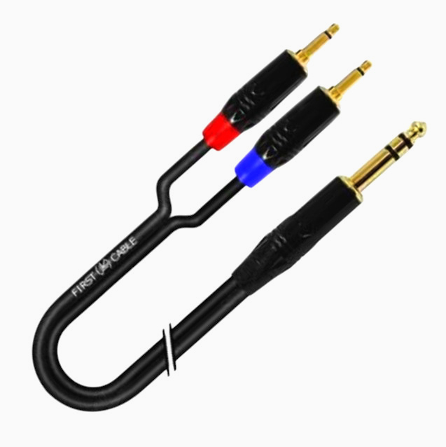 Аудиокабель INSERT Jack 3.5 мм - XLR3, длина 1 м, витой медный, черный, качественный для студии