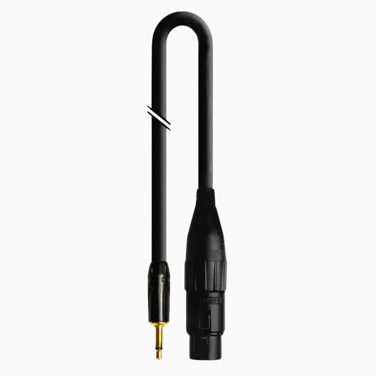 Моно аудіокабель 50 см Jack 3.5 - XLR3, мідь, металеві конектори, Interlink 1T-AIC52-00.5
