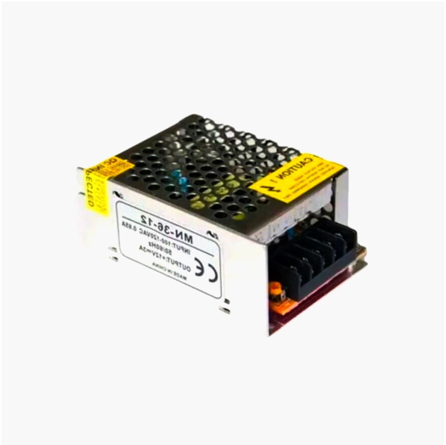 Компактный блок питания 12V 3A 36W металл LED Technologies, для LED-освещения, вход 85-264V