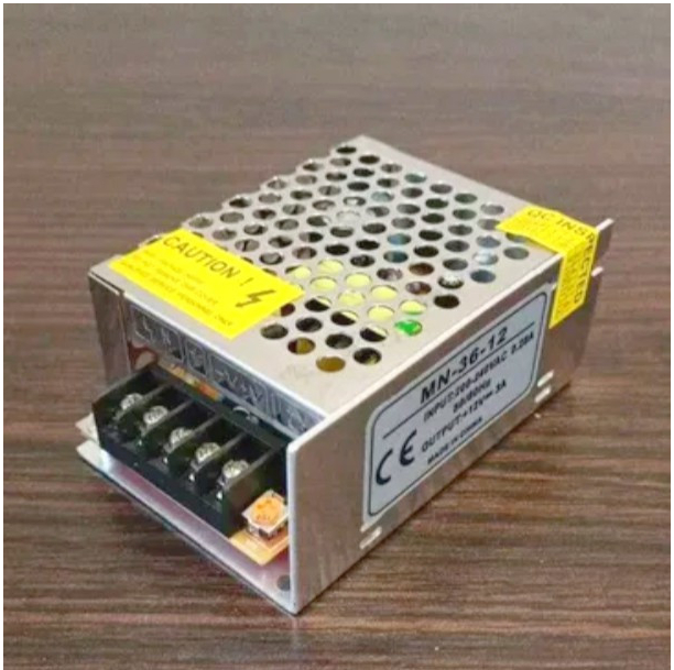 Блок питания LED Technologies 12V 5A 60Вт, металлический, компактный 85×58×37 мм для LED-освещения