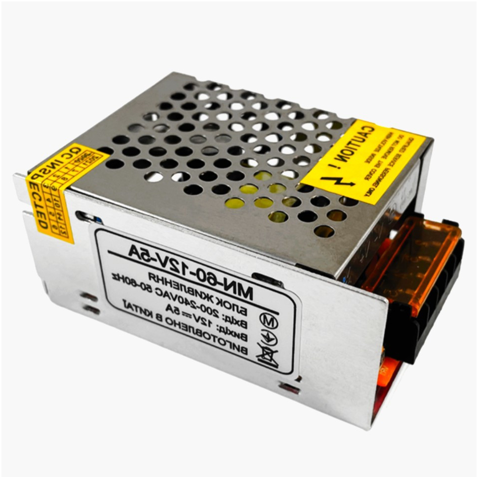 Блок живлення Compact LED 12V 6.6A 80W мет. корпус, Вхід 85-264V, для LED-освітлення