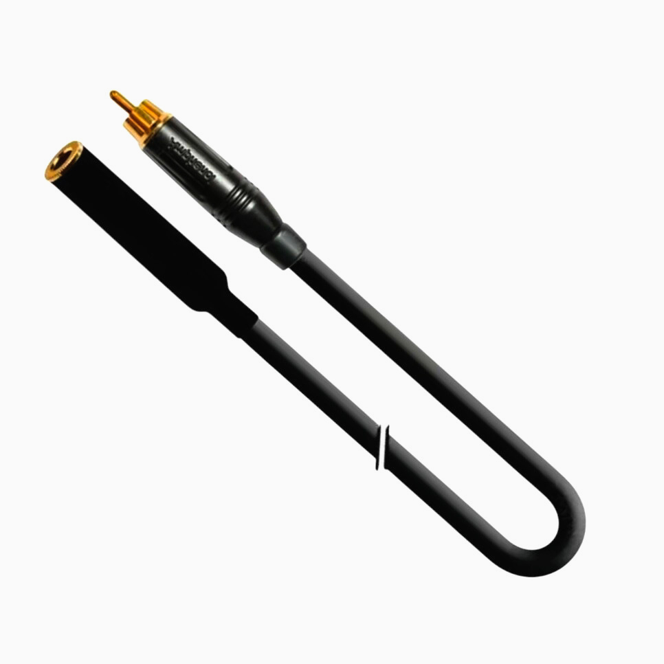 Аудіокабель Interlink 6.3mm стерео - RCA 2 м, висока якість, для музичних інструментів та аудіосистем