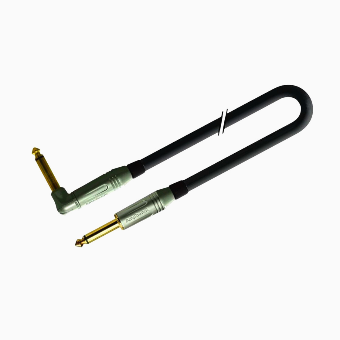 Аудіокабель 3 м Jack 6.3 мм кутовий Amphenol 2x2.5 мм, професійний, топове якість