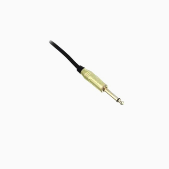 Аудіокабель Basic RCA гніздо Jack 6.3 моно 1 м, позолочені контакти, Ø5 мм 1T-AIC22-01