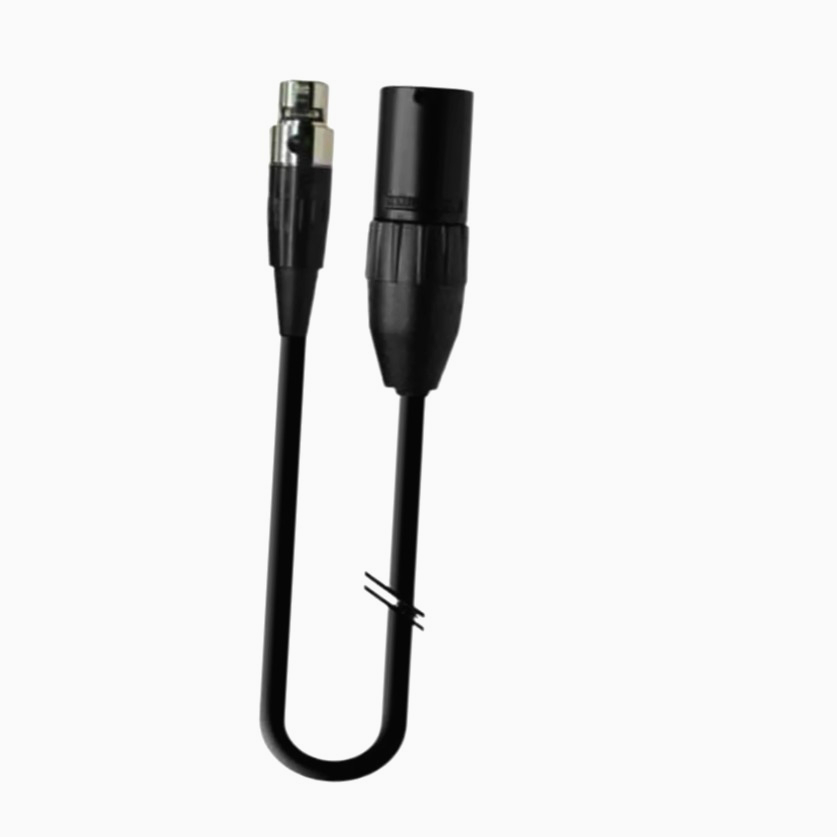 Кабель 15 м mini XLR3 - XLR3 1T-AMG70-15, професійний аудіокабель Grade чорний