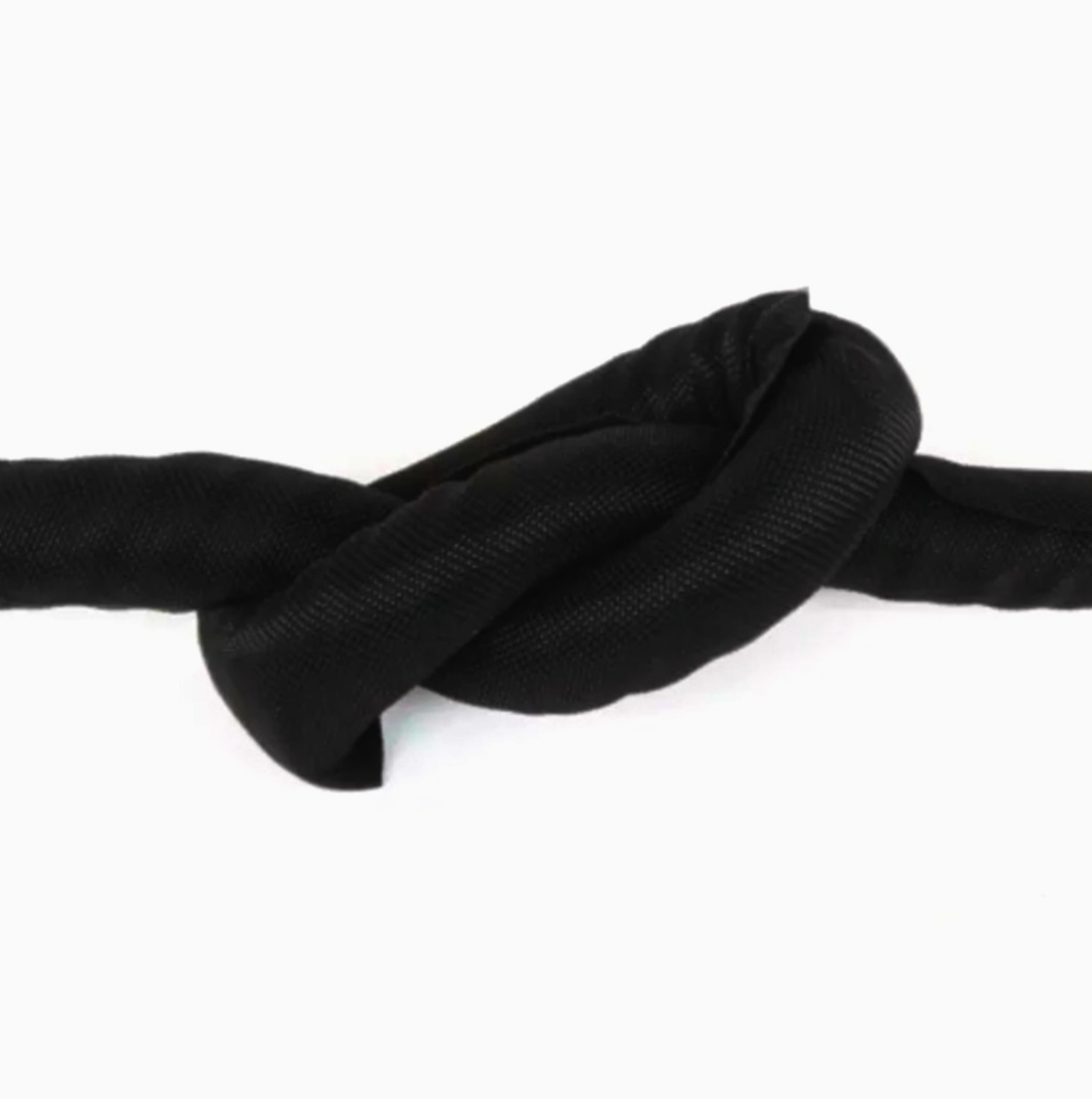 Оплетка JDD SCS чорна самозакриваючася для кабелів Ø0,8 см, 1 м, зносостійка, 25% перекриття