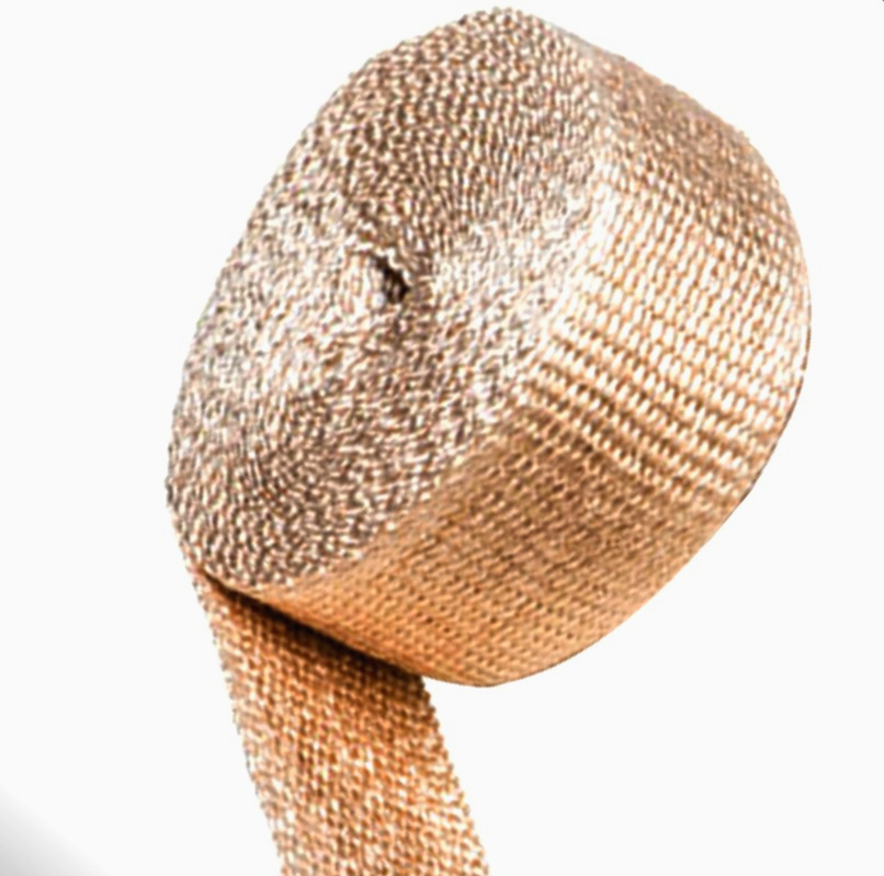 Термолента Techflex Ultraflexx 2.54 см, жаростійка, для авто, 650°C, 1 м, скловолоконна захисна стрічка