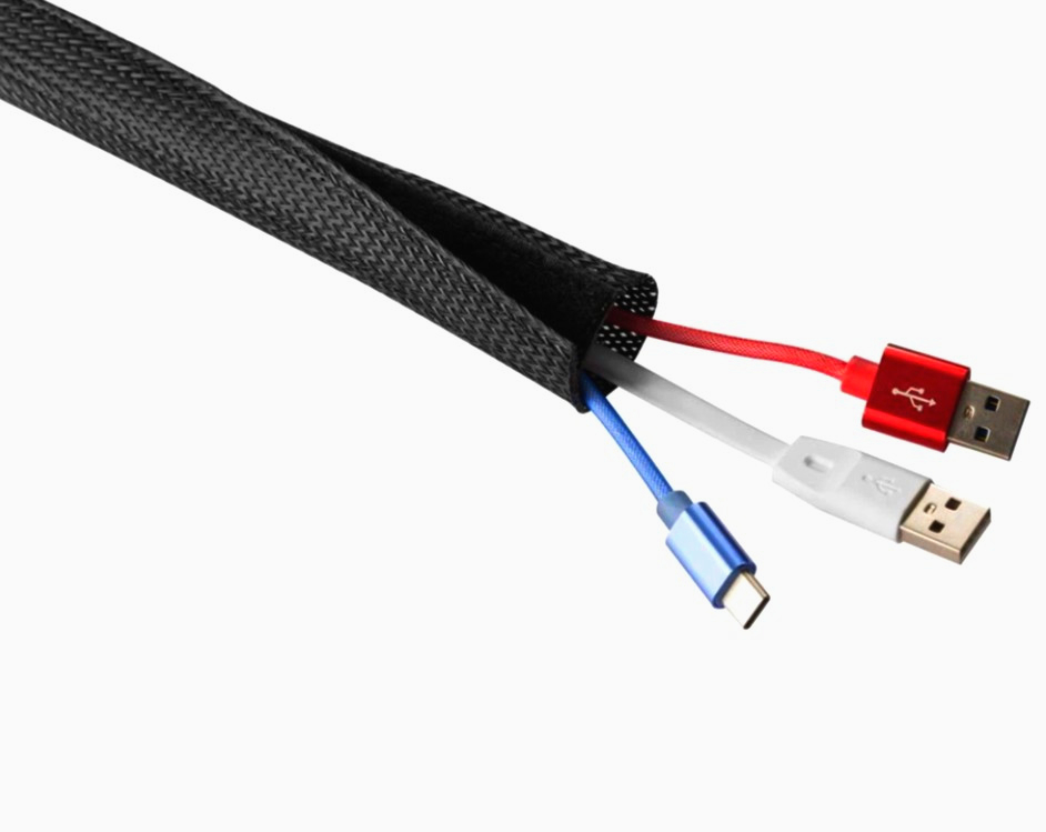 Еластична оплетка для кабелів Techflex Flexo Wrap, Ø27.9 мм, 1 м, з липучкою, оригінал