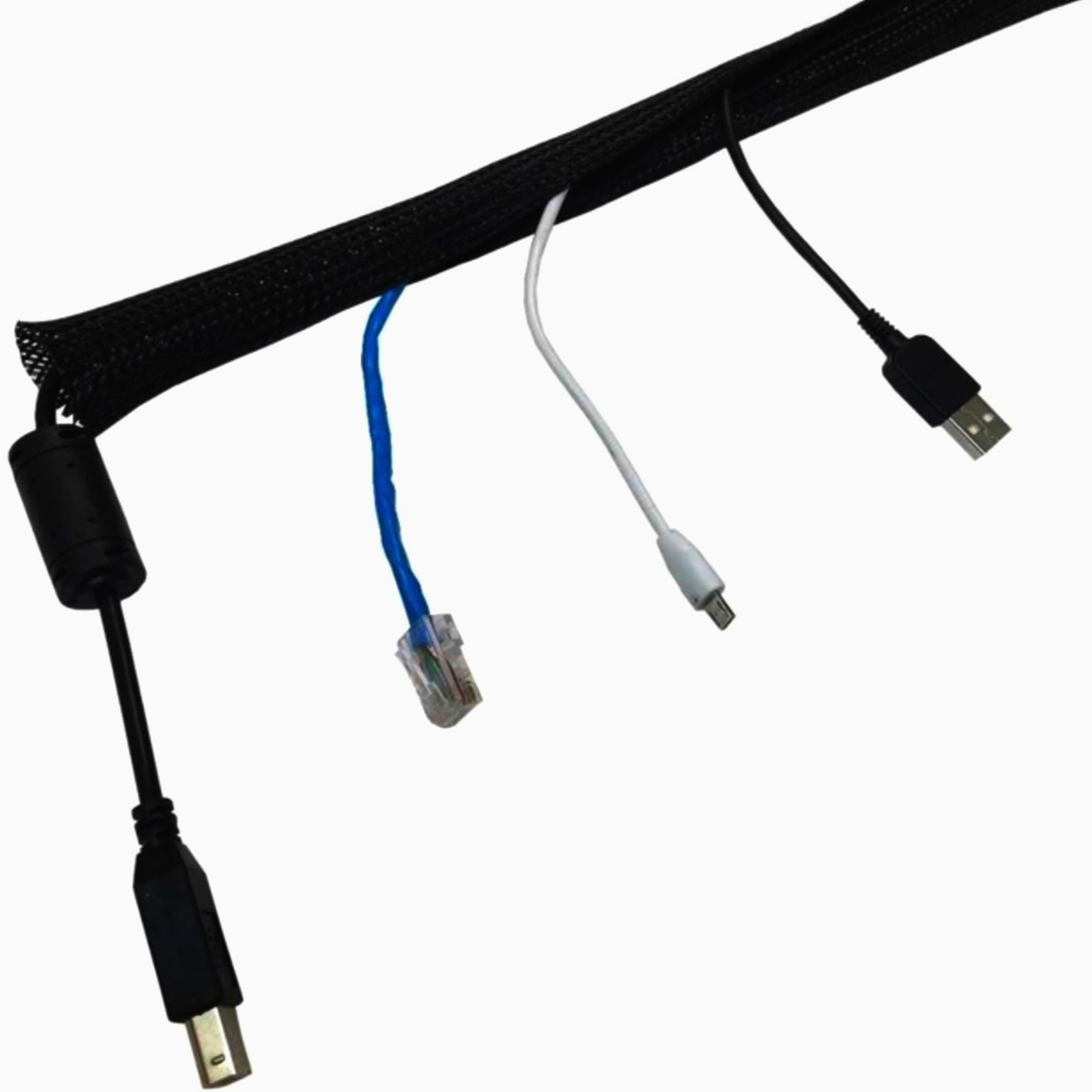 Еластична оплетка для кабелів Techflex Flexo Wrap, Ø27.9 мм, 1 м, з липучкою, оригінал