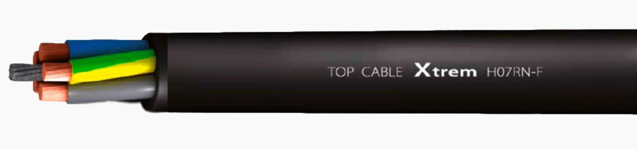 Кабель силовий XTREM H07RN-F 3x2.5 мм2, 1 м, всепогодні, міцний, для побутового та промислового використання