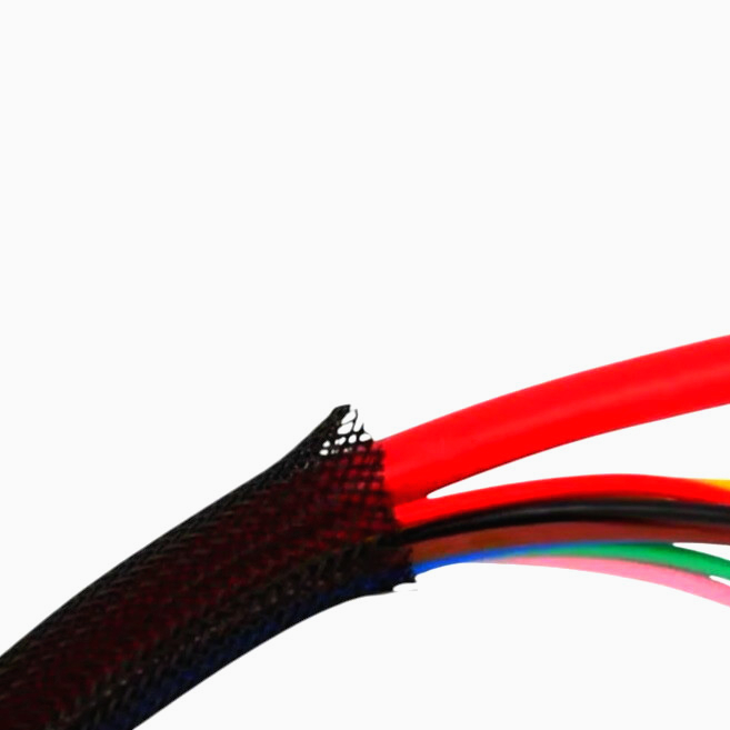 Еластична обплетка ColdCut для кабелів 18-28 мм, чорна, 1 м, м'яка захист, діаметр 25 мм