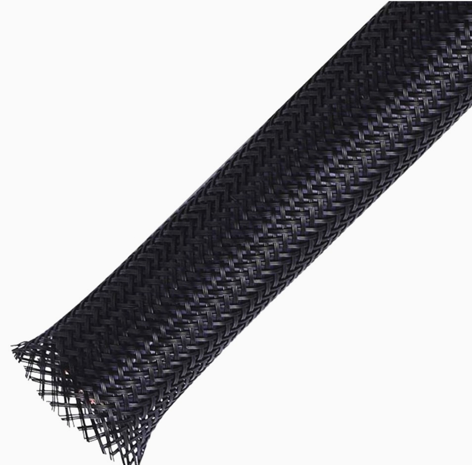 Еластична обплетка ColdCut для кабелів 18-28 мм, чорна, 1 м, м'яка захист, діаметр 25 мм