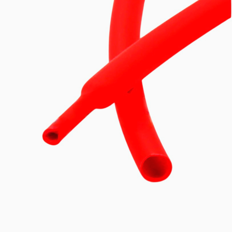 Термоусадка JDD Tech 2:1, червона, 1 м, діаметр 1.5-0.75 мм, поліетилен, антипірен, ізоляція проводів