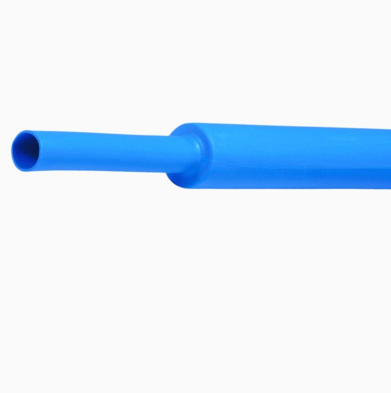 Термоусадочная трубка JDD Tech 2:1, Ø1.5 мм - 0.75 мм, синяя, длина 1 м, для изоляции проводов