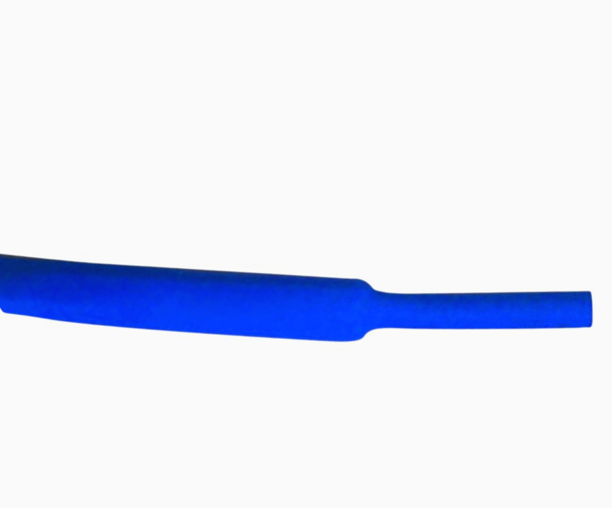 Термоусадкова трубка Tech, Ø15 мм, стиснення до 7.5 мм, 1 м, синя для захисту проводів