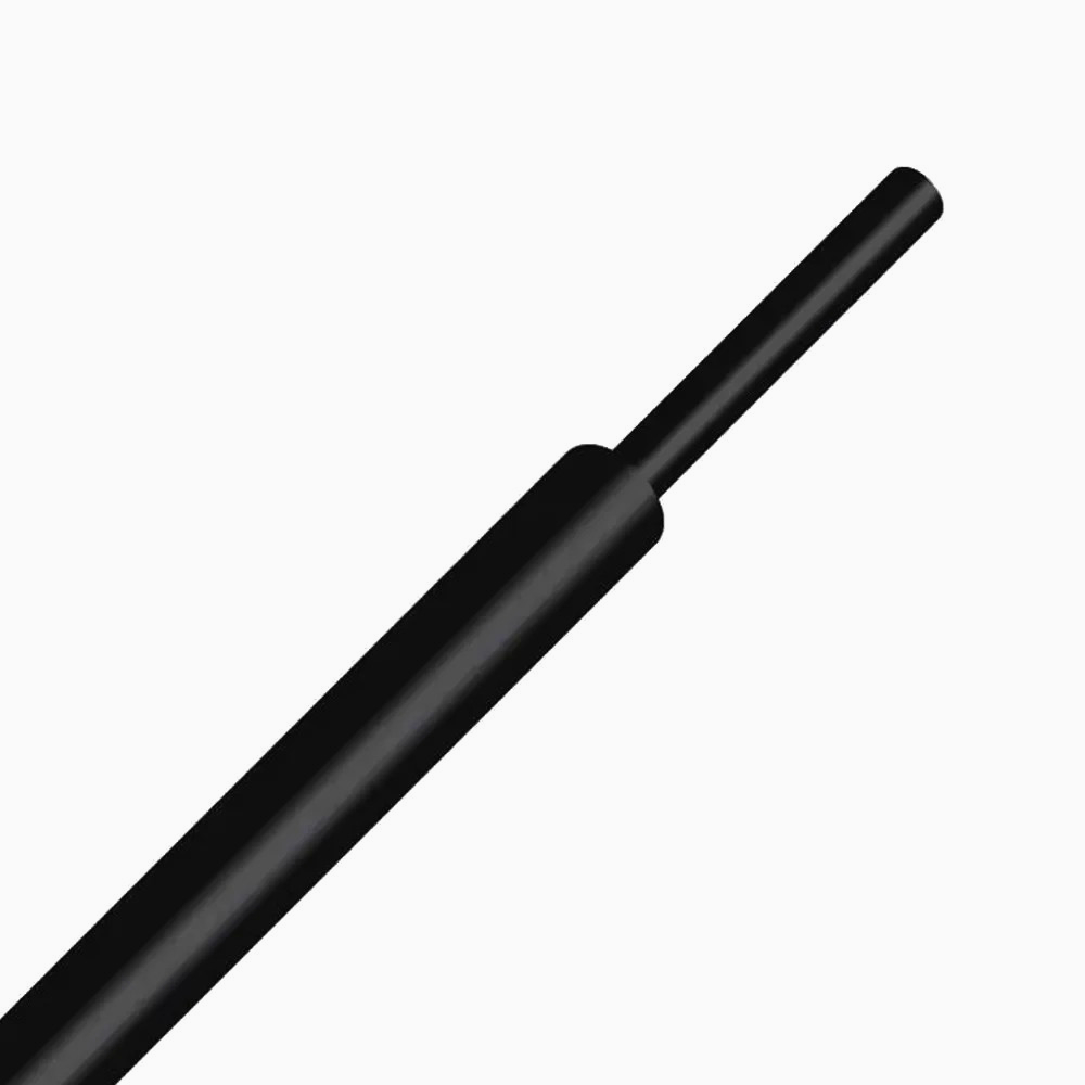 Термоусадка JDD Tech Ø8/4 мм, 1 м, 2:1 для ізоляції проводів, чорна, надійна захист