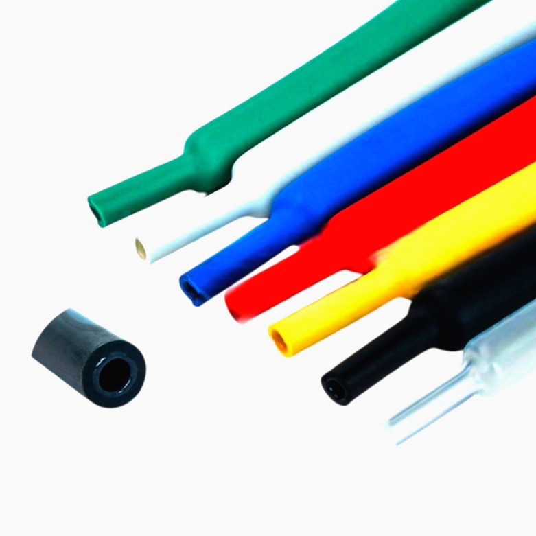 Термоусадка JDD Tech 4 мм зелена 2:1, довжина 1 м, для захисту жгутів проводів