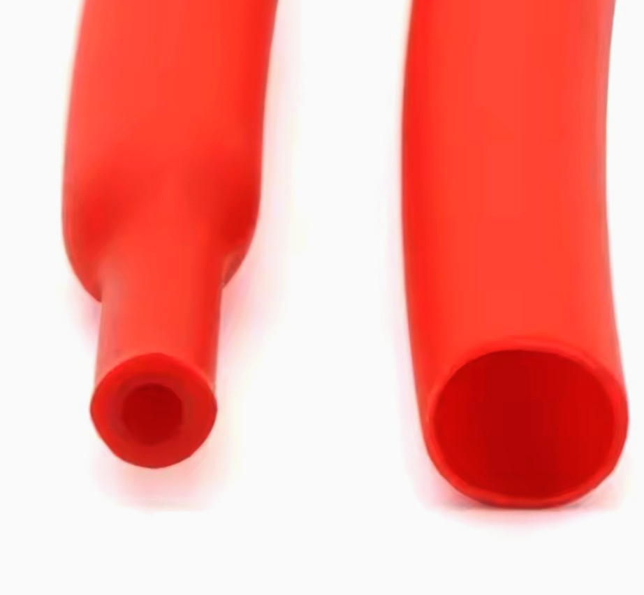 Термоусадка JDD Tech 2:1 червона 1 м Ø8 мм до Ø4 мм для захисту кабеля і ізоляції проводів