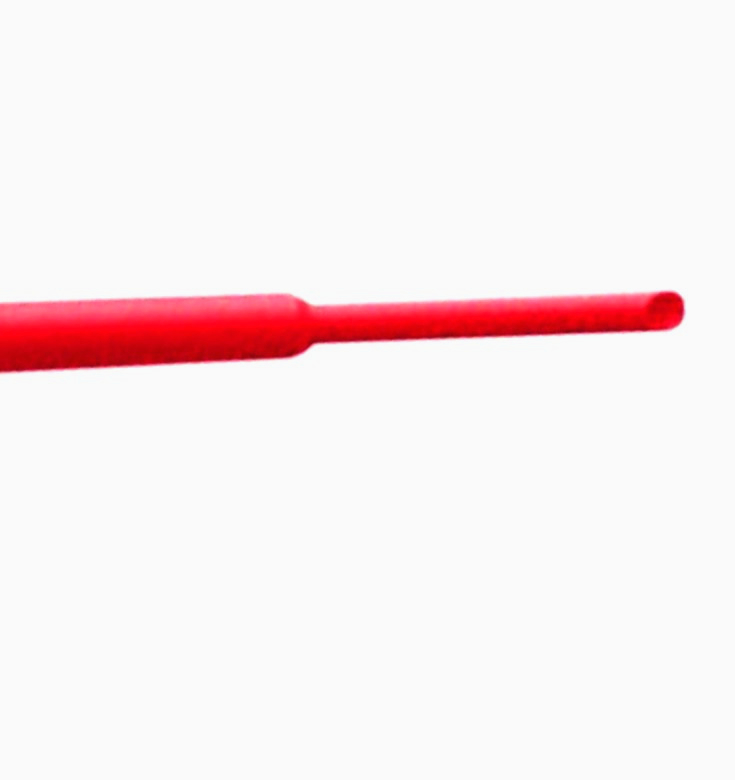 Термоусадка JDD Tech 2:1 червона 1 м Ø8 мм до Ø4 мм для захисту кабеля і ізоляції проводів