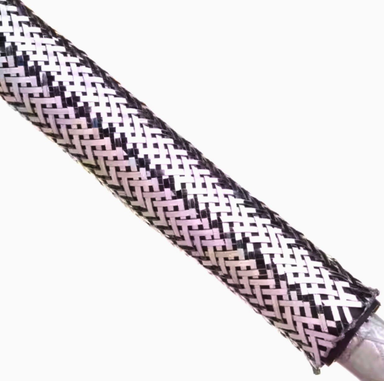Кабельная оплетка TECHFLEX Chrome XC 0,63 см (1 м) для декорирования проводов, серебро